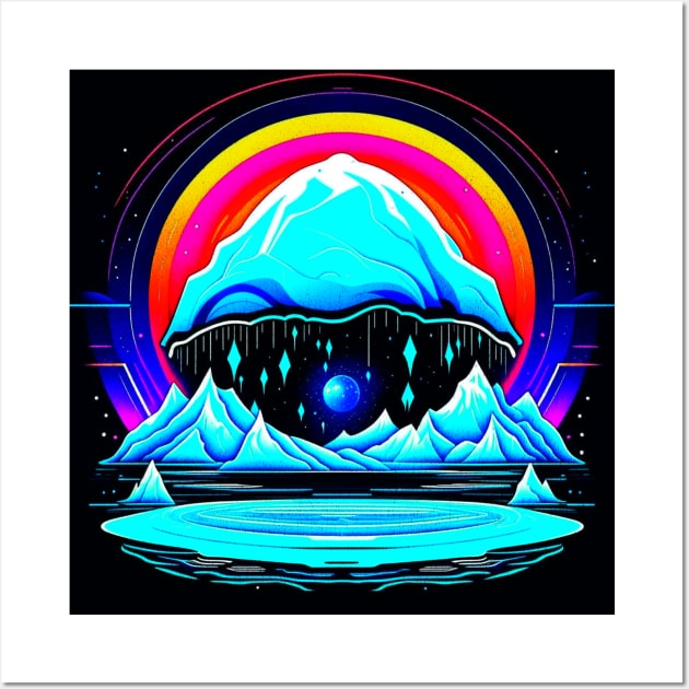 Iceberg Portal and Ufo sightings Wall Art by vystudio